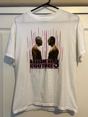 Vintage UFC 57 Chuck Liddell vs Randy Couture 3 T-Shirt MMA Fight  Rare Sz Small